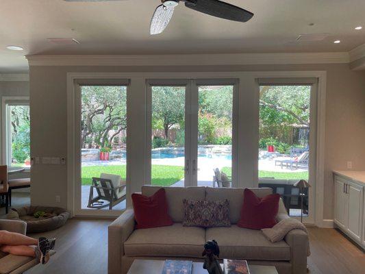 Large Great Room doors each count as a single window. Beautifully cleaned, as well the divided light windows in our house.