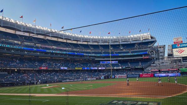 Yankee Stadium field view