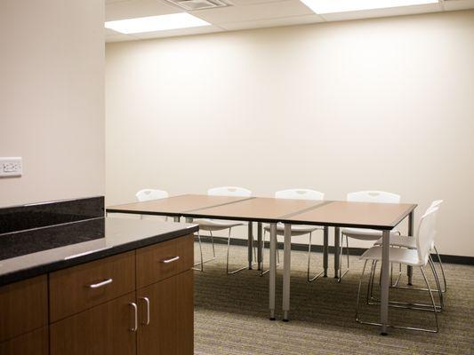 Meeting/Party Room available for rental - equipped with sink and countertop