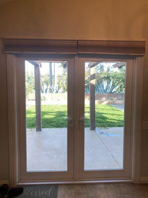 Double French doors