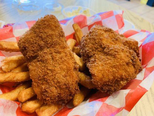 Halibut Fish and Chips - AWESOME!