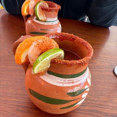 Michelada! Delicious and such cute mugs!