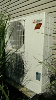 State of the Art Mitsubishi Hyper Heat Outdoor Unit