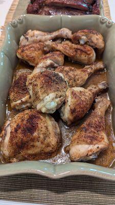 Roasted chicken. Fine/good/standard