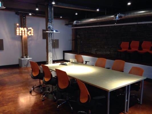 The IMA Cannery Row conference room is where we come up with all of the totally awesome marketing ideas.