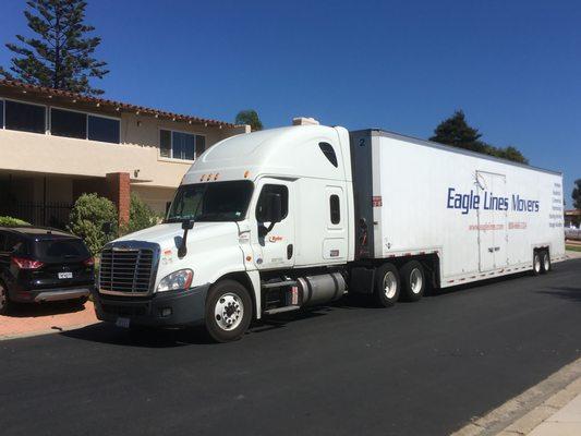 .....To Newport Beach CA ... Great Move Great service Thank you Eagle Lines  Moving