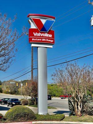 Valvoline Business sign