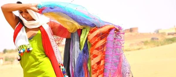 Goodness of Pure Silk, Linen & Cotton Hand-woven on traditional Looms... Colorful & vibrant!