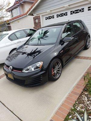 All services and modified multiple upgrades for me. 435 Horsepower VW Golf GTI. Burj and crew has installed a long list of upgrades on this.