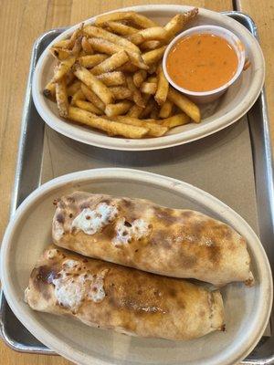 Tandoori Wrap and MASALA FRIES