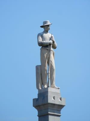 The Confederate Soldiers Monument in Franklin, TN