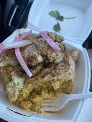 Chicken mofongo