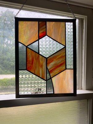 My first stained glass piece!