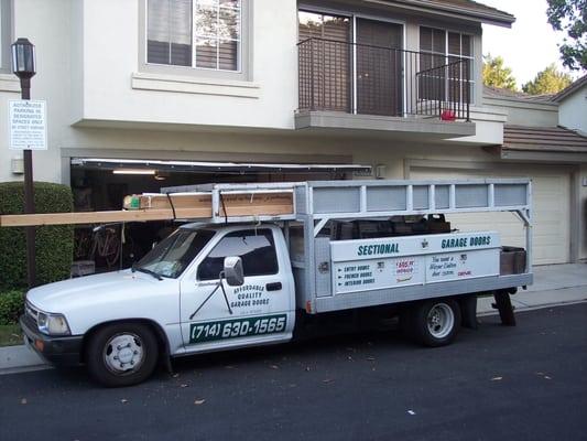 You know you've got the best when John and his work are parked in front of your house!!