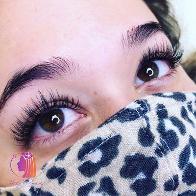 Eyelash extentions Hybrid D curl