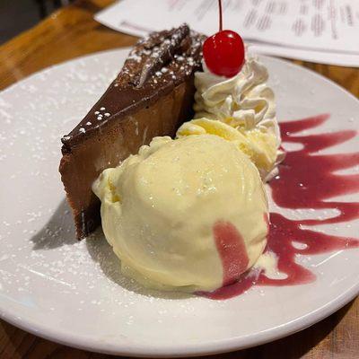 Flourless Chocolate Cake.