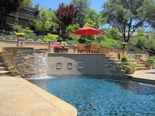 EDH Residence. Concrete Masonry and Landscape