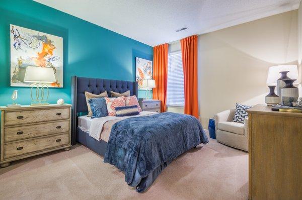 The spare bedroom is perfect for out-of-town guests and family members