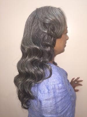 Glamorous vintage waves done by Kyrsten O.