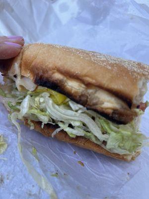 Turkey sub - meh