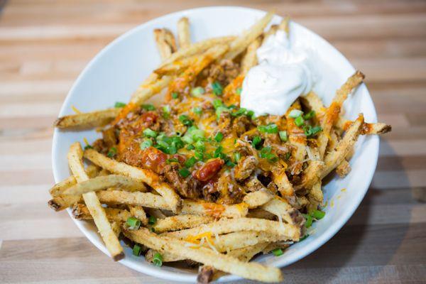 Loaded Austin's fries