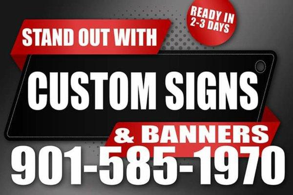 Custom Full Color Yard Signs!