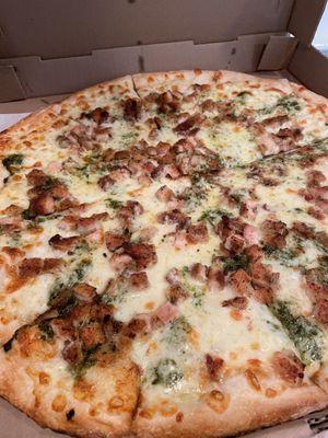 Chicken Pesto Pizza