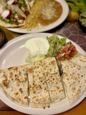 Quesadilla de Asada ($16.95)