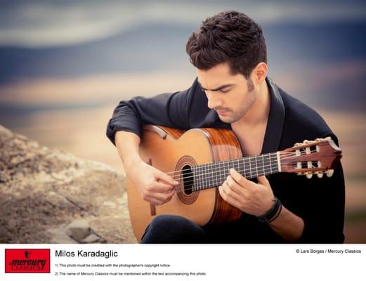 Miloš Karadaglić, guitar - Sunday, February 21 * NEC's Jordan Hall at 3pm - http://celebrityseries.org