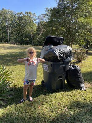 Second week of trash being left on the road, and told it will be picked up next week. Any believers in theater happening?