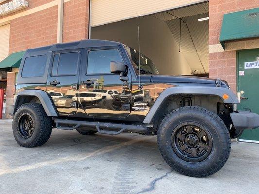 2010 Jeep Wrangler with a 2.5" Budget Lift, XD 17x9 Fusion Wheels and 295/70/17 Terra Grappler G2 tires