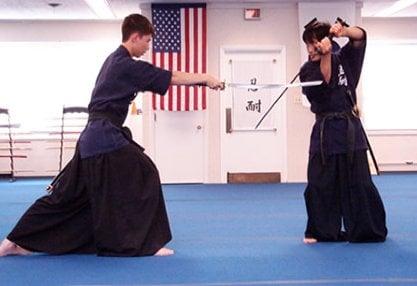 Kumdo - Traditional Swords Class - teaching one of the Master Students with a real sword - Saturdays at 10:30am