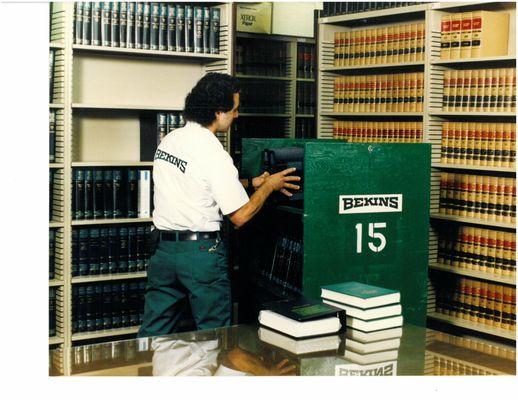 Throw Back Thursday when Schultz Brothers moved the Sonoma County Law Library