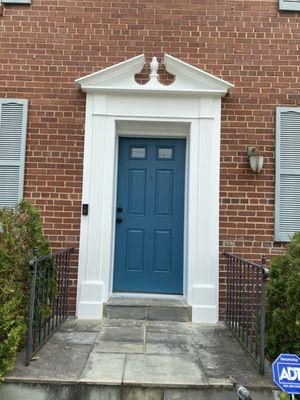 Front door -new PVC trim