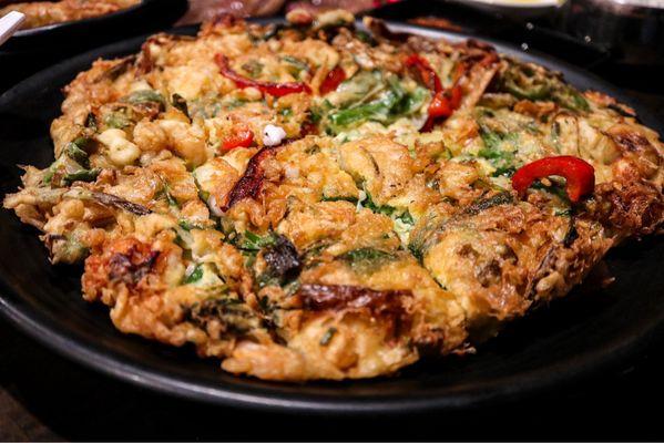 Seafood pancake