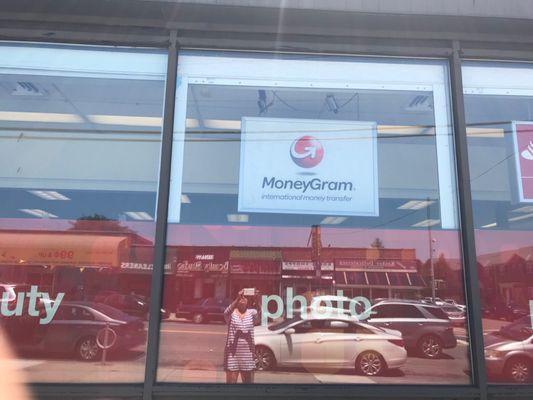 Horrible! This sign was in the window and I was told they no longer sell money grams???!!! Shame on you for ruining my day!