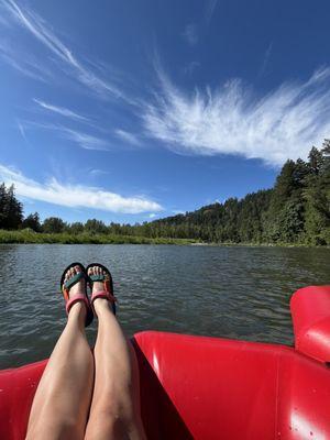 Tubes on the Sandy River