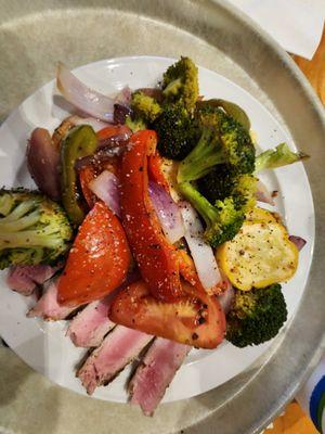 Julie's Ahi Tuna & Veggies