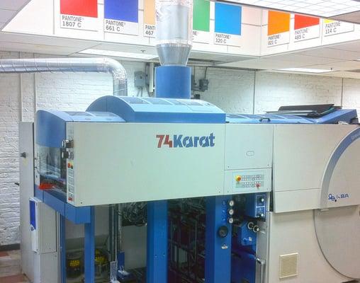 74 Karat Offset Press - 29" x 20" (4CP + aqueous)