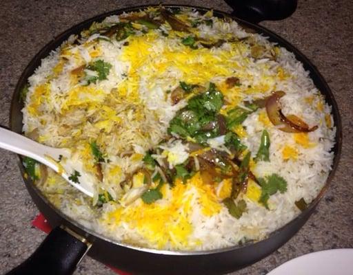 no fake photos from google...this is how our biryani looks