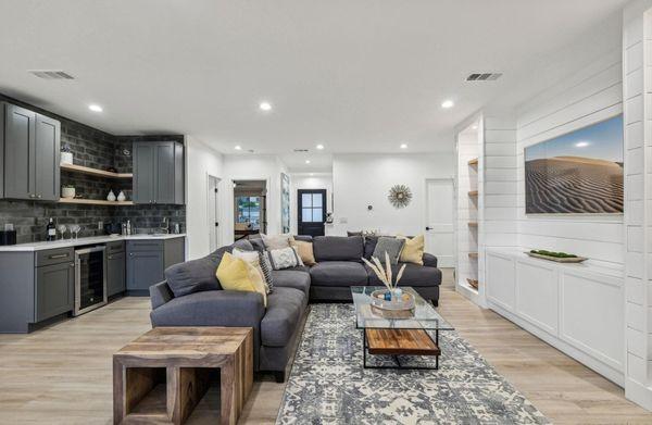 Livingroom home staging San Diego