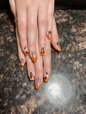 Red Persimmon Nails