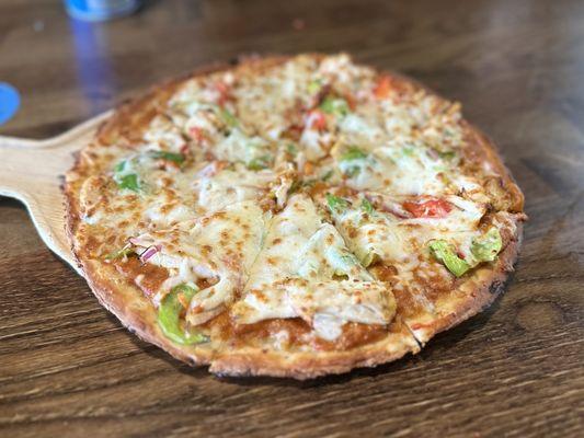 10" Small Tandoor-Fired Tikka (Butter Chicken) on cauliflower crust