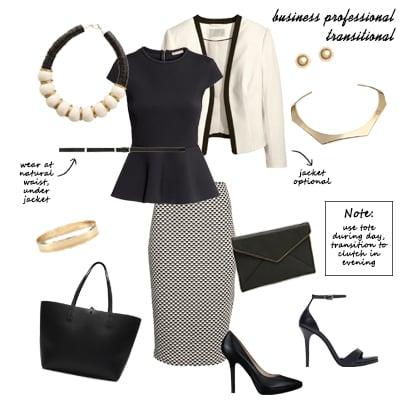 Look Book Sample Page - Business Professional/Transitional