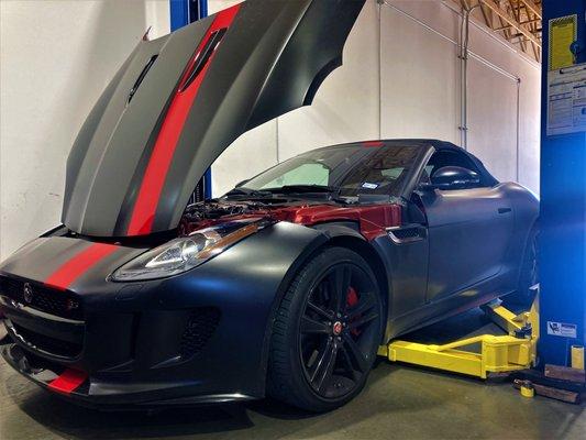 Jaguar F TYPE S In For Repairs