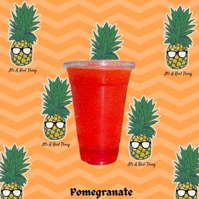 Pomegranate blended