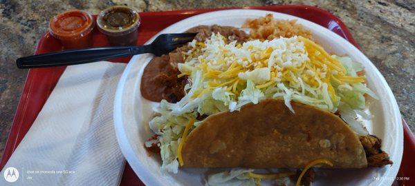 Chicken tacos combo 9