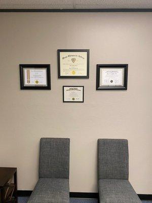 Inside the office at Stark Chiropractic