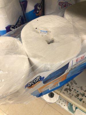 $18 for a 9-pack of toilet paper. They must be joking.