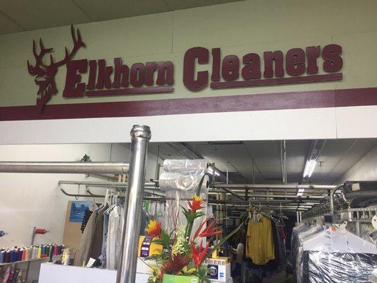 Cleaner and dry cleaning. Great service.